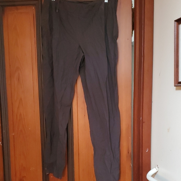 Made In Italy Straight Leg Pants with Matte Finish